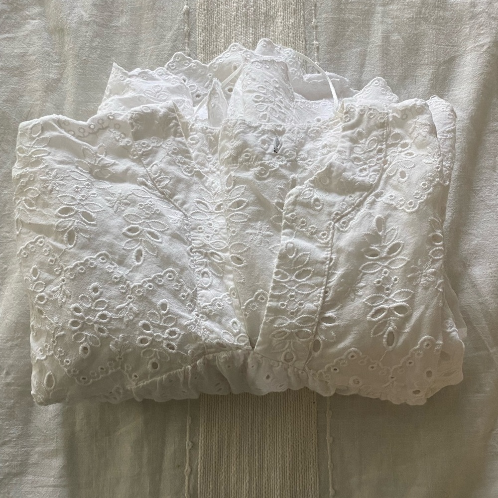 Zara White eyelet dress - Picture 6 of 6